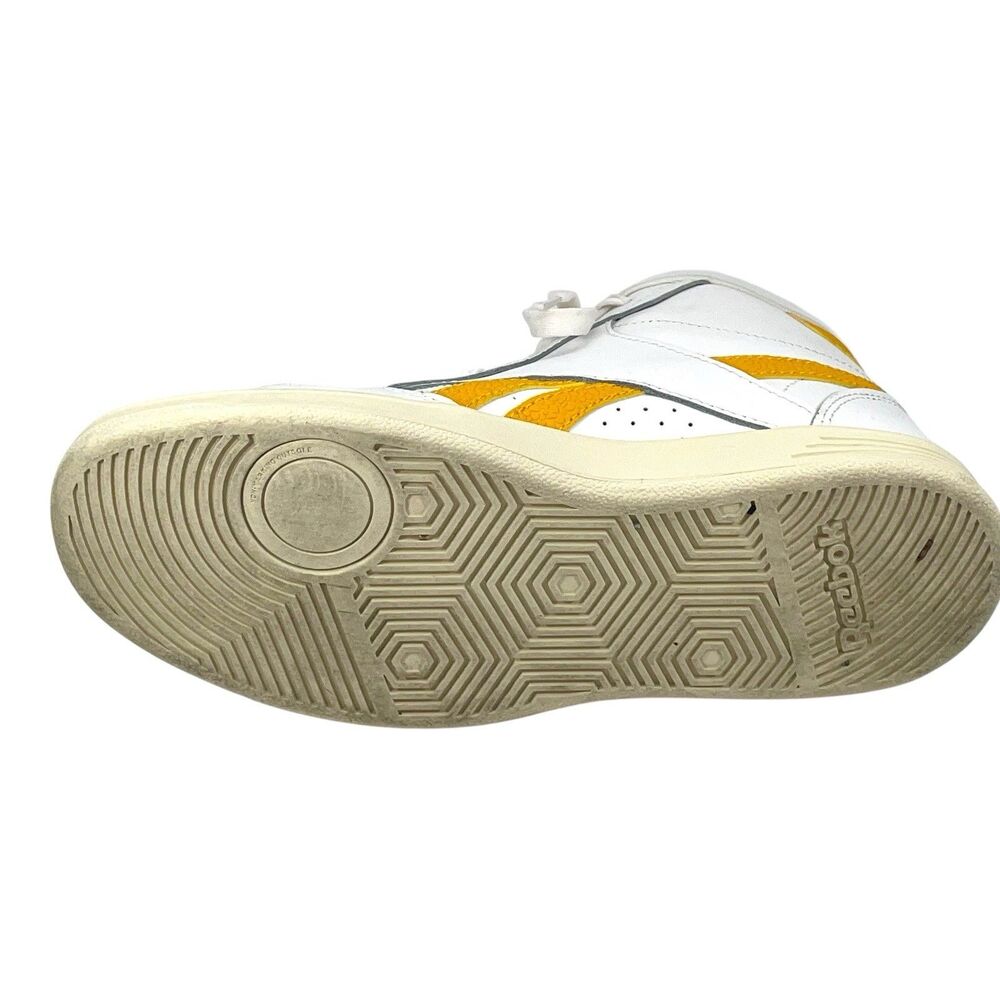 Reebok Royal BB4500 Hi 2 Women’s White Yellow High Top Shoes Size 7.5 - Picture 5 of 7